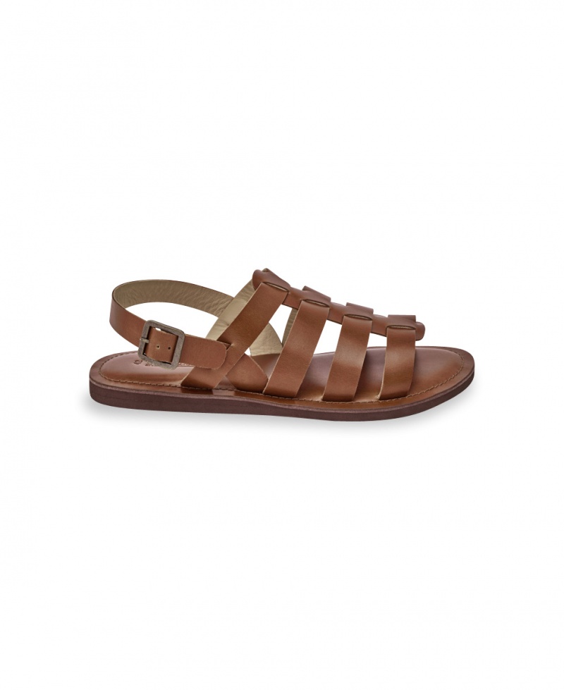 Sandales Les Tropeziennes ENAEL Tan Homme|ZBKE-95035663